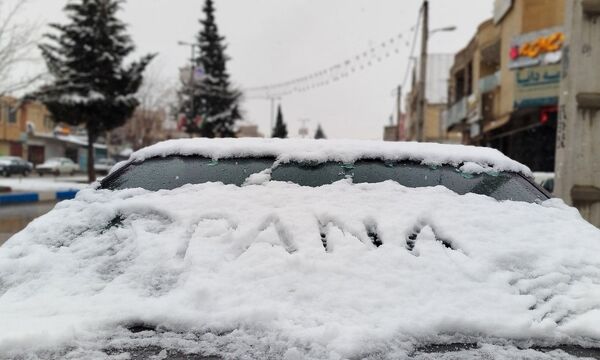 لردگان میزبان اولین برف زمستانی 