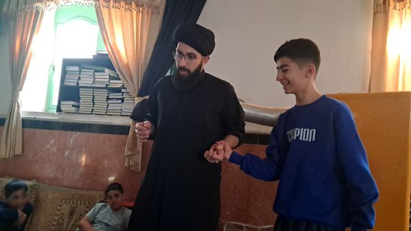 مراسم اعتکاف پسران در مسجد موسی بن جعفر آشخانه 