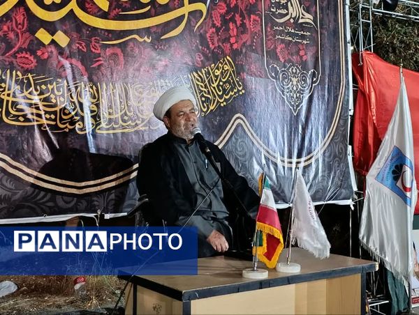 جوانان هلال احمر کاشمر در سوگ رقیه (س)