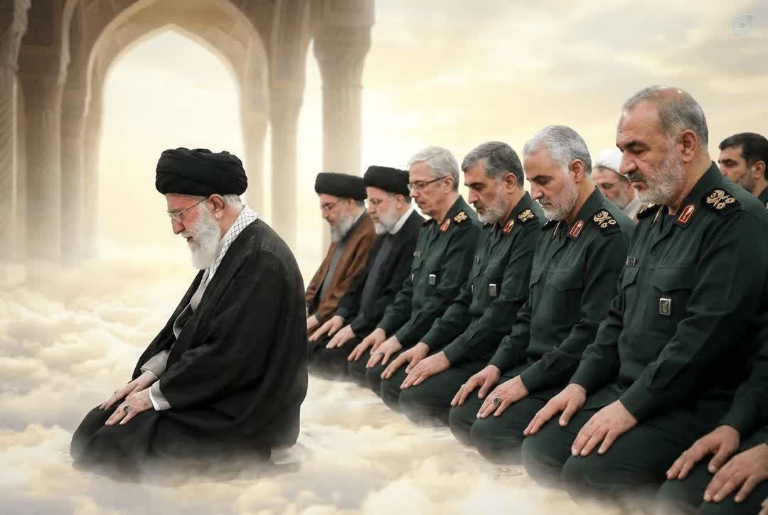 در سوت سپیده دمی که گویی از جنس ابدیت بود جمعی از یاران، قامت به نیایش گشودند
