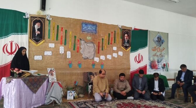نواخته شدن زنگ مهر با حضور پرچم متبرک امام رضا(ع) 