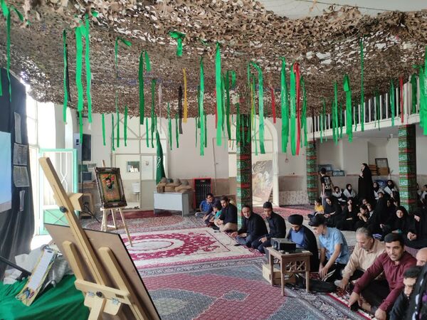 یادواره شهدای جنگ دوازده روزه در ده‌محسن