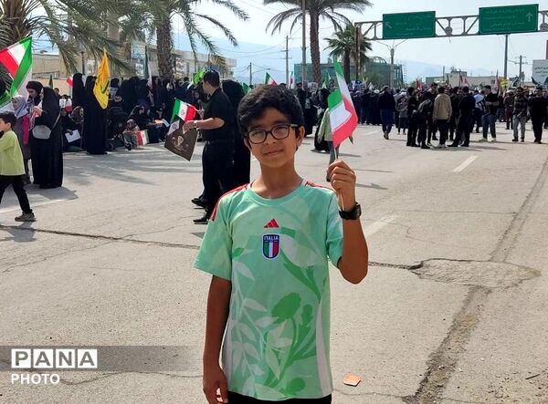 فرزندان انقلاب شهرستان شهیدپرور لامرد در روز قدس