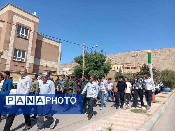 مراسم گرامیداشت شهادت سید حسن نصرالله و شهدای مقاومت در شهرستان سیروان 