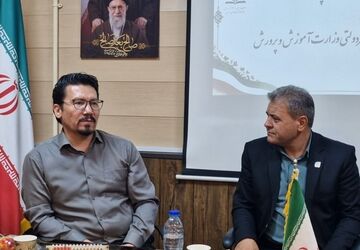 بازدید معاون توسعه و نظارت بر مراکز غیردولتی وزارت آموزش و پرورش از مدارس غیردولتی قوچان