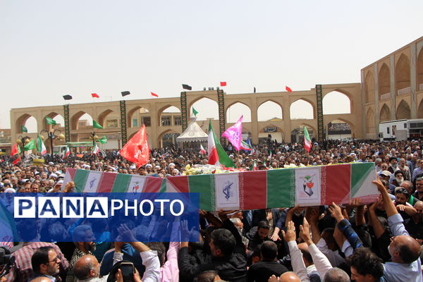 تشییع شهدای حمله رژیم صهیونیستی در یزد