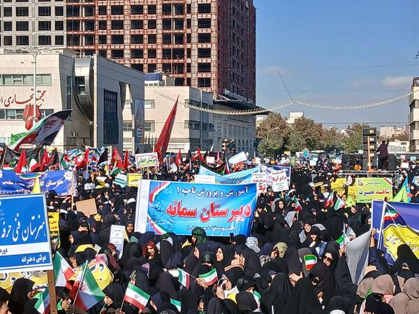 راهپیمایی 13آبان‌ در مشهدمقدس