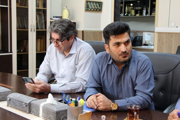 آیین معارفه معاون پرورشی و تربیت‌بدنی اداره آموزش‌وپرورش بهارستان‌دو