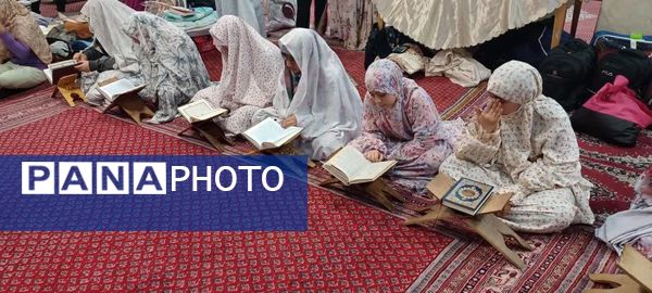جلوه بندگی در محراب نوجوانی؛ اعتکاف دختران در مسجد حضرت محمد(ص)