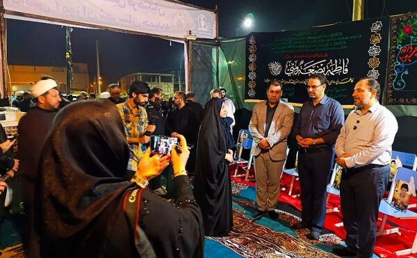 حضور معاون وزیر آموزش‌وپرورش در موکب  اربعینی انصار الحسین فرهنگیان و دانش آموزان حمیدیه