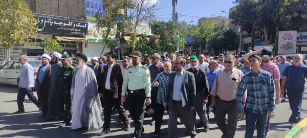 راهپیمایی مردم خراسان شمالی علیه جنایات رژیم صهیونسیتی 