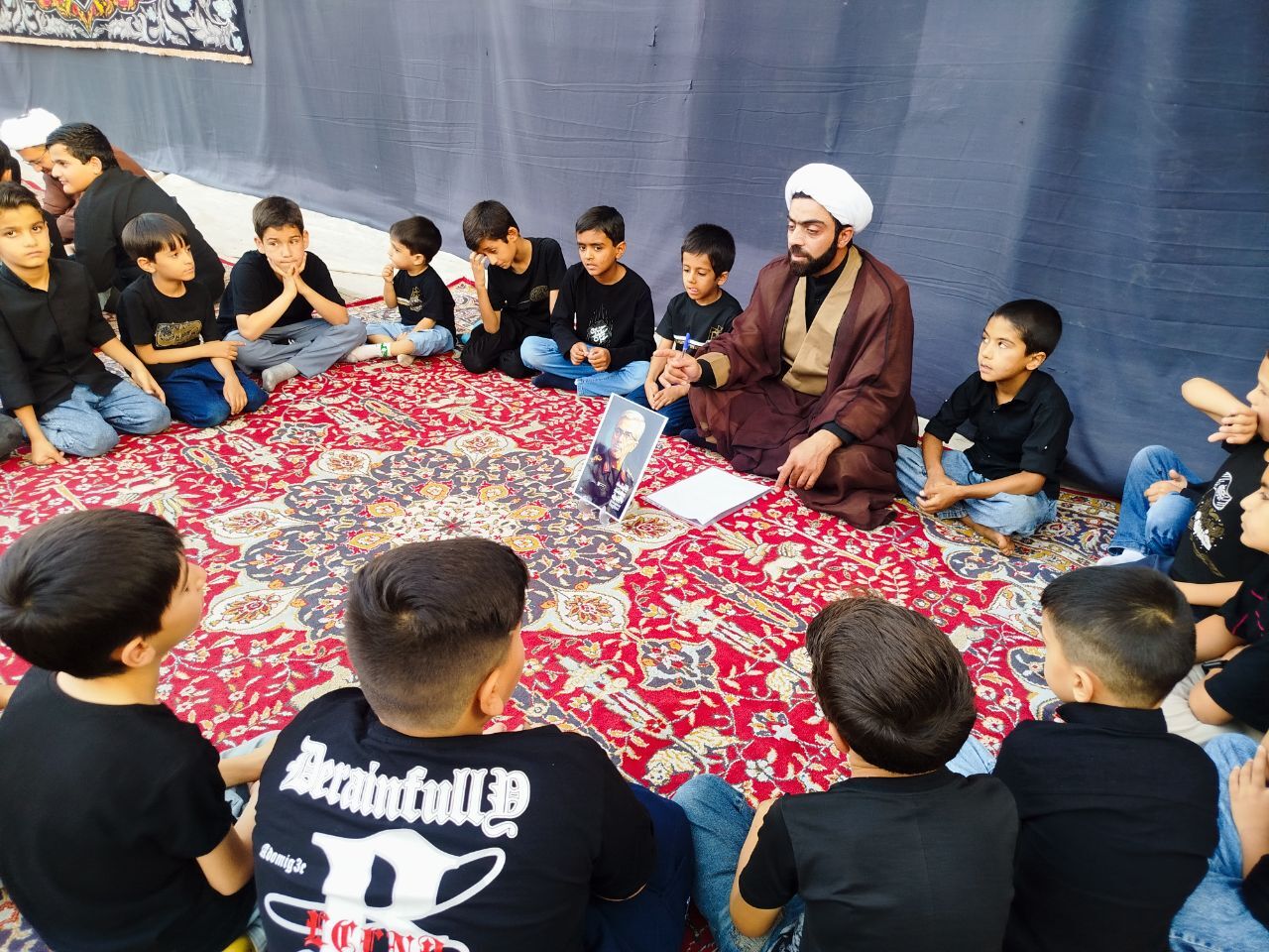 شور حسینی نوجوانان کاشمری در «انصار المهدی»