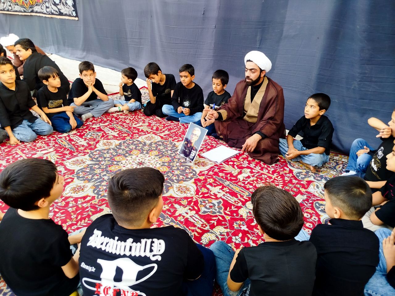 شور حسینی نوجوانان کاشمری در «انصار المهدی»