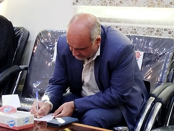 نشست خبری اصحاب رسانه کاشمر با مسئولین زیارتگاه آیت الله مدرس ره