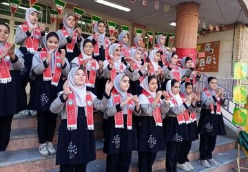 جشن نیمه شعبان در دبستان شهید آقچه‌لو رباط‌کریم