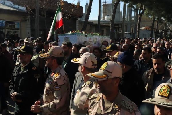 برگزاری مراسم تشییع پیکر پاک مطهر شهید مرزبانی سرهنگ دوم هادی سدیدی