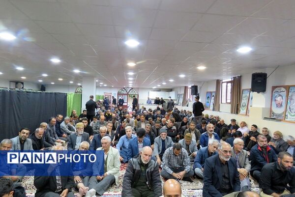 مراسم شهادت رئیس جمهور شهید سید ابراهیم رئیسی در شهر درق 