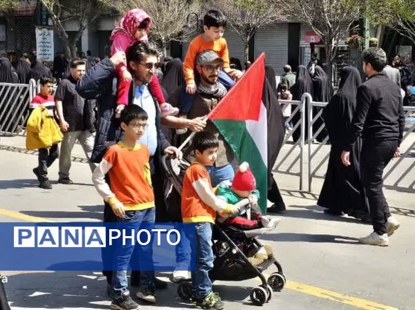 راهپیمایی روز قدس در میدان بیت المقدس