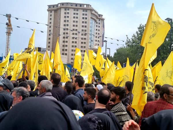  تشییع شهدای خدمت در مشهد مقدس