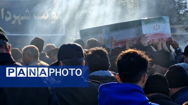 تشییع پیکر شهید ابوالفضل عرب در شهرستان گالیکش