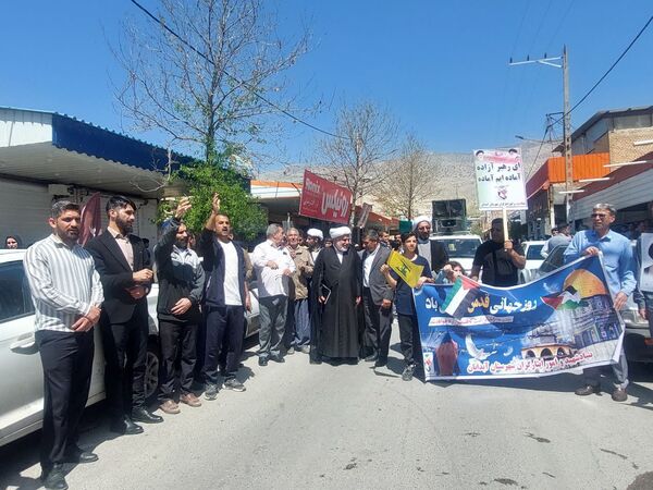 راهپیمایی روزجهانی قدس در شهرستان آبدانان 
