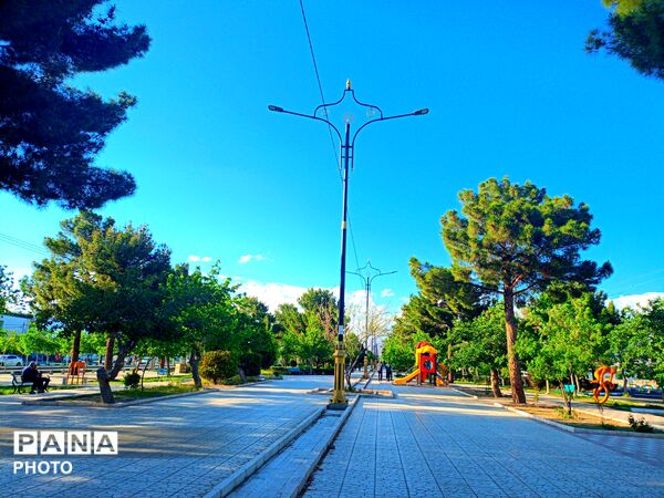  بزرگترین پارک خطی شرق کشور سرسبز تر از همیشه