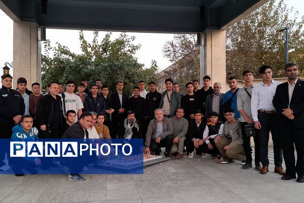 برگزاری مراسم بدرقه کاروان دانش آموزی حج عمره