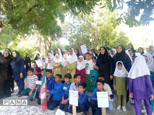 تبلور فرهنگ سلامت در فعالیت صبحگاهی دانش‌آموزان و مربیان مینابی