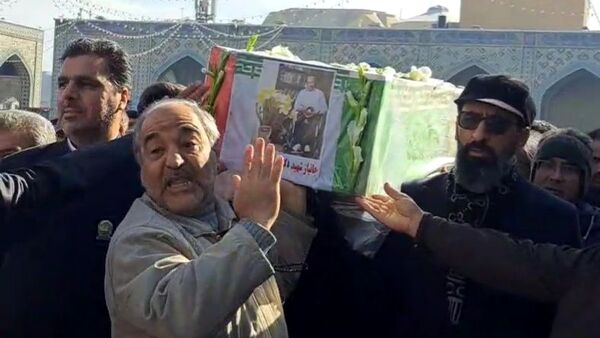 تشییع جانباز شهید دکتر موسی میرشکار در مشهد