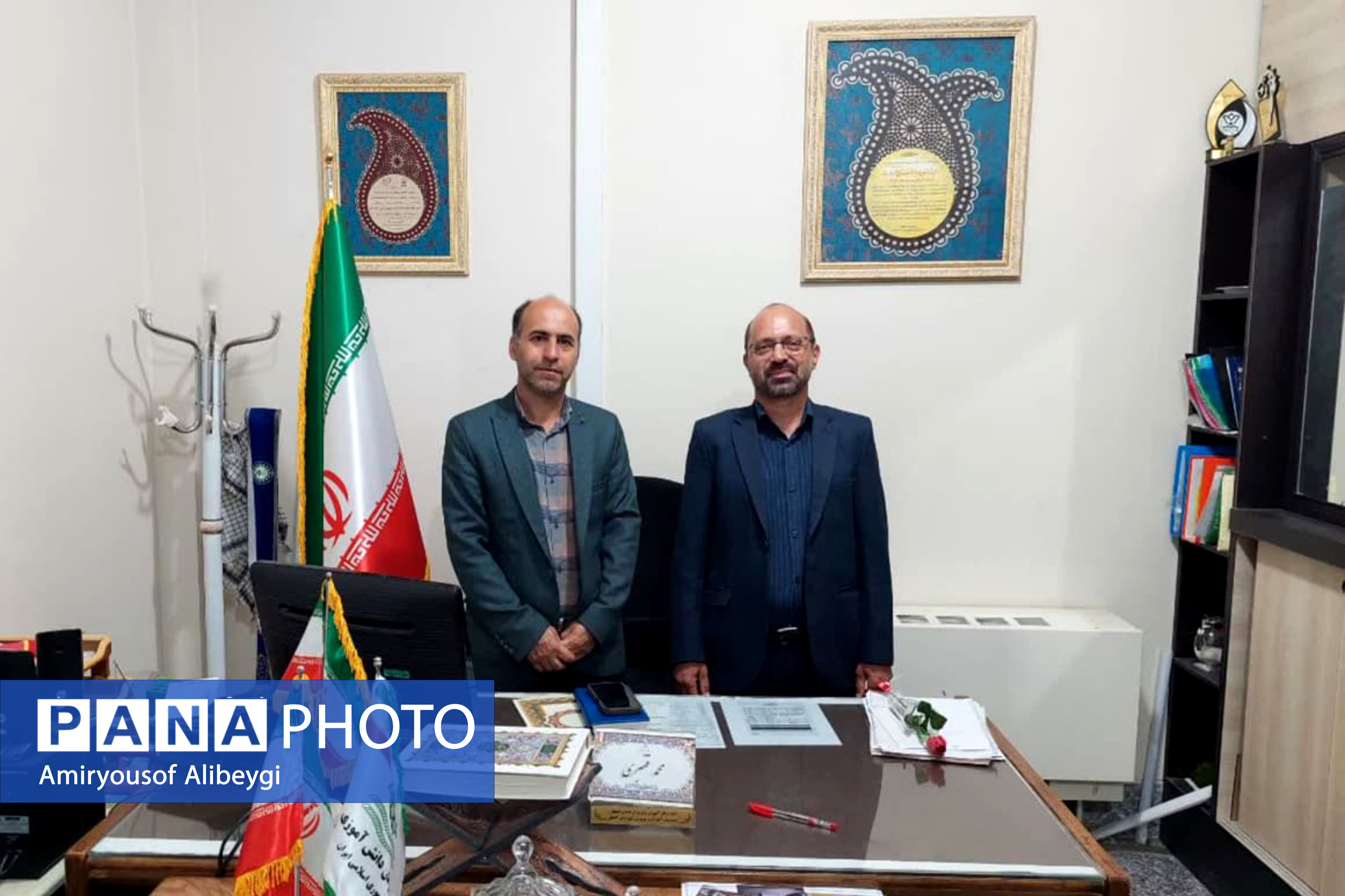 مراسم تکریم و معارفه معاون پرورشی و تربیت‌بدنی آموزش و پرورش کاشان برگزار شد
