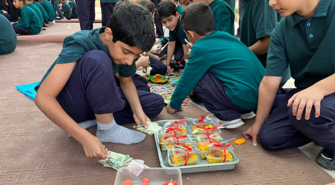 بازارچه ریاضی در آموزشگاه یاسین