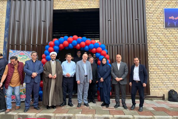 افتتاحیه سالن ورزشی شهید حاجی‌زاده در دبیرستان شیخ‌کلینی 
