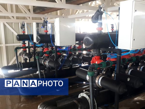 آیین افتتاح طرح آبیاری نوین مزرعه تعاونی در روستای اسلام آباد شهرستان سملقان