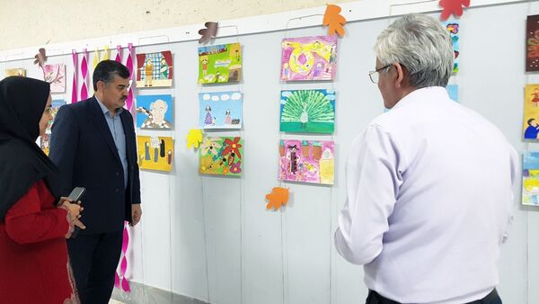 افتتاح نمایشگاه نقاشی کودک در شیروان 