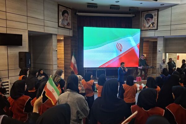 اردوی یک روزه دبیرستان امام خامنه‌ای در موسسه فرهنگی ورزشی ایثار 