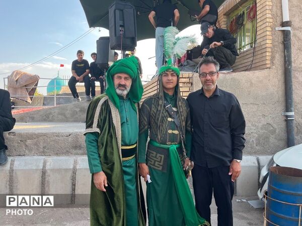 مراسم تعزیه حسینی در روستای فدیشه