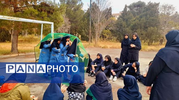 برگزاری دومین روز از اردوی تمشک در اردوگاه فاطمه الزهرا ماهدشت