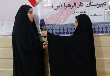 آزمون مقدماتی «لیگ جت» در دبیرستان دارالزهرا(س)