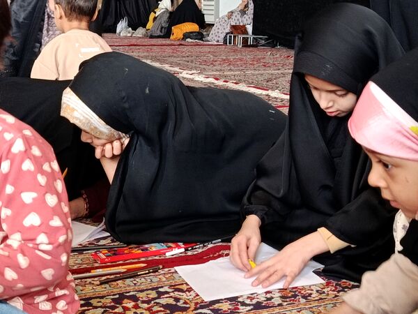 برپایی غرفه کودک در نمازجمعه شهرستان کاشمر 