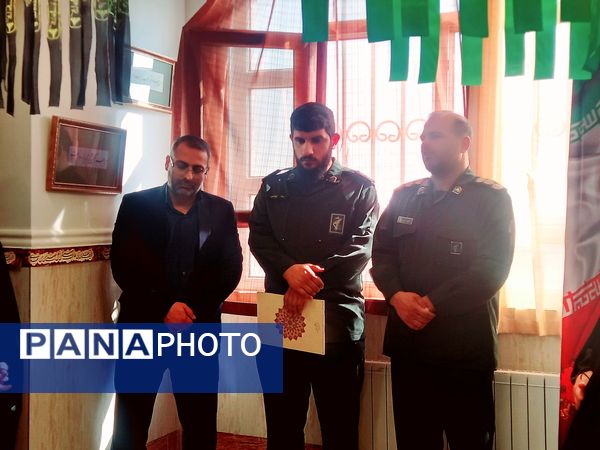 افتتاح اتاق بسیج دبیرستان شهدای اقتدار شهرستان ملارد