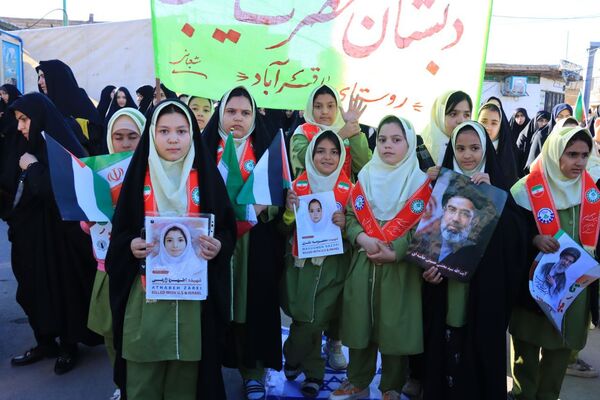 برگزاری مراسم راهپیمایی قدس در روستاهای صرم و جعفرآباد قم