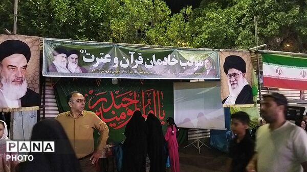 مهمانی کیلومتری غدیر در نیشابور 