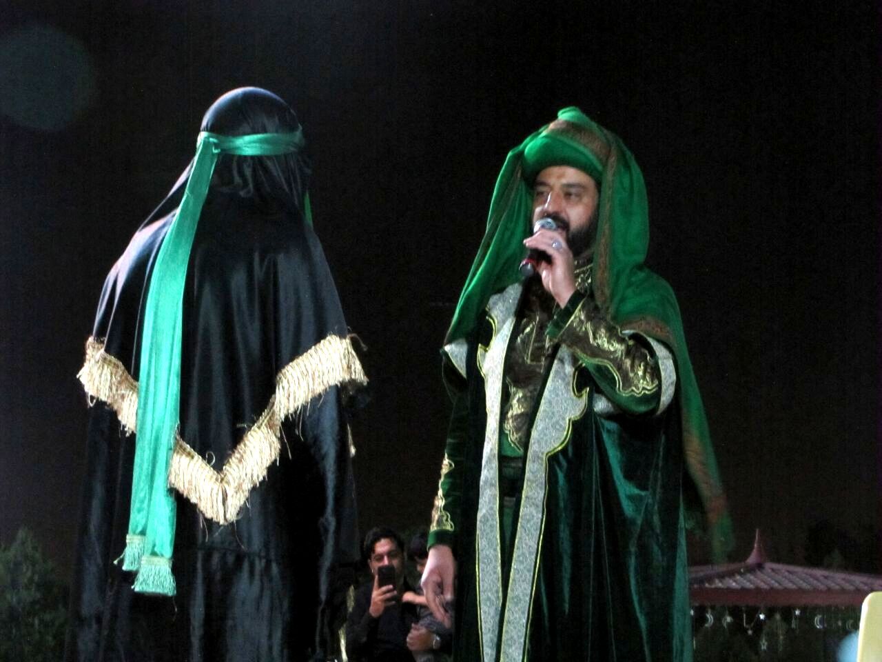 تعزیه خوانی در شهرک شهید بهشتی منطقه ۱۴ تهران در شب‌های محرم