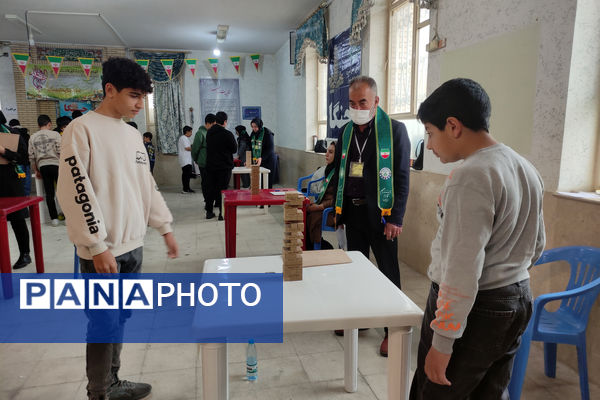 برگزاری مسابقات بازی فکری رشته جنگا ناحیه 4 شیراز