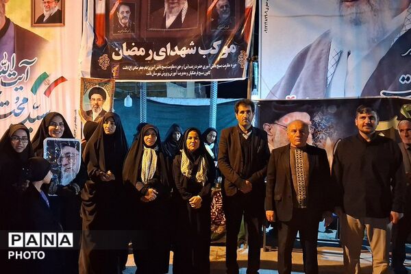شامگاهی دیگر از حضور گرمه مردمان باشتی در کف خیابان‌ها