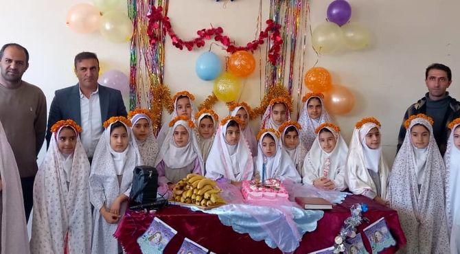 جشن تکلیف در روستای سراب غضنفر و شکوفایی ایمان