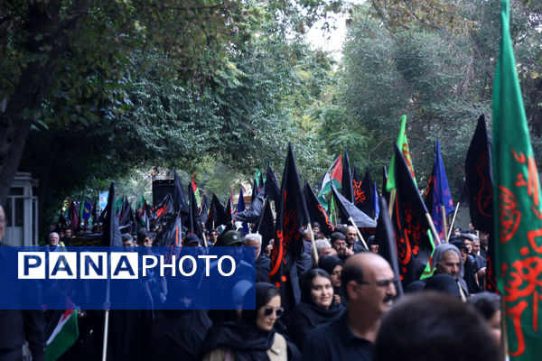 پیاده‌روی جاماندگان اربعین حسینی در تبریز