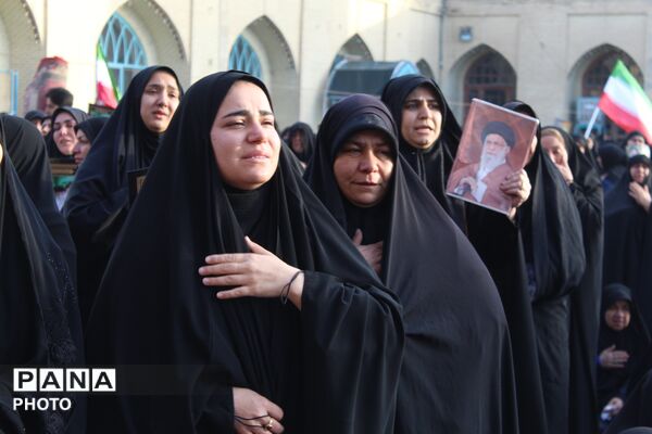 آیین سوگواری شهادت قائد امت در نیشابور 