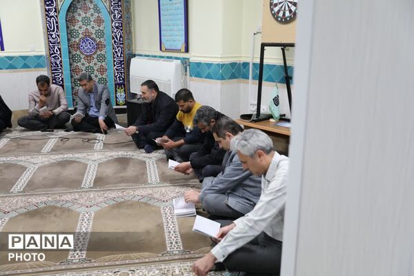 یادبود اربعیت شهدا در اداره نوسازی مدارس خراسان شمالی 