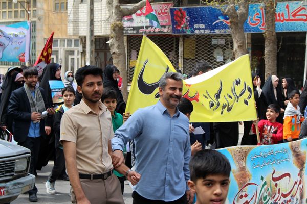 راهپیمایی روز جهانی قدس در شهرستان چناران